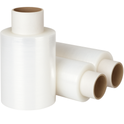 LLDPE Handwikkelfolie 10 cm x 250 m - 20 micron - Transparant 1 rol